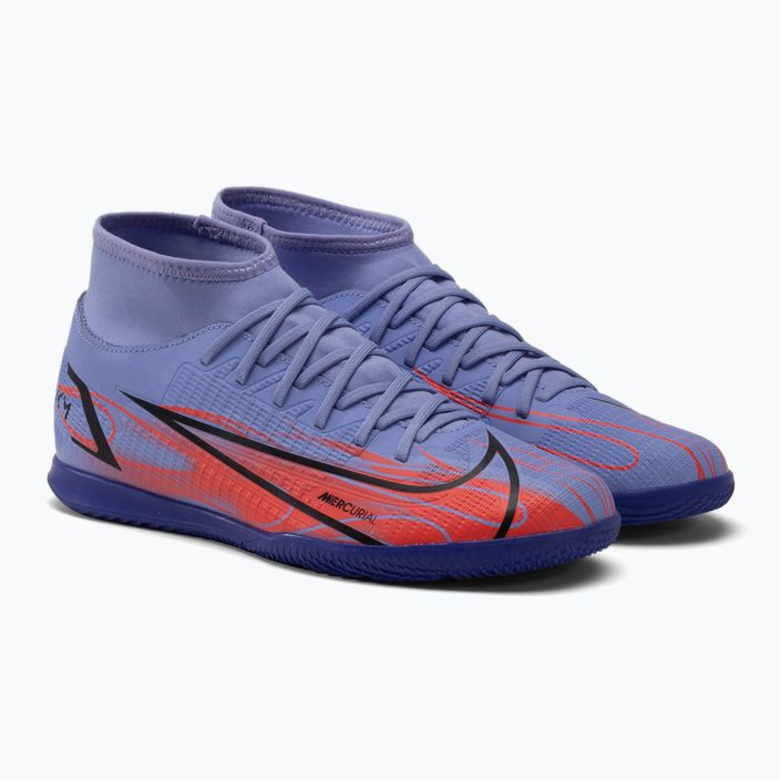 Ανδρικά ποδοσφαιρικά παπούτσια Nike Superfly 8 Club KM IC μπλε DB2863-506 5
