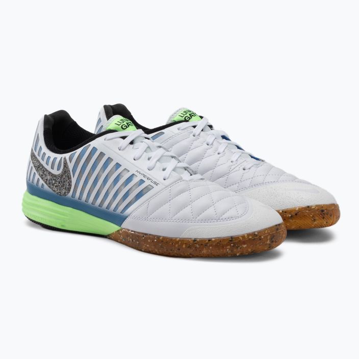 Nike Lunargato II IC ανδρικά ποδοσφαιρικά παπούτσια λευκό 580456-043 5