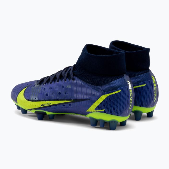 Ανδρικές μπότες ποδοσφαίρου Nike Superfly 8 Pro AG μπλε CV1130-574 3