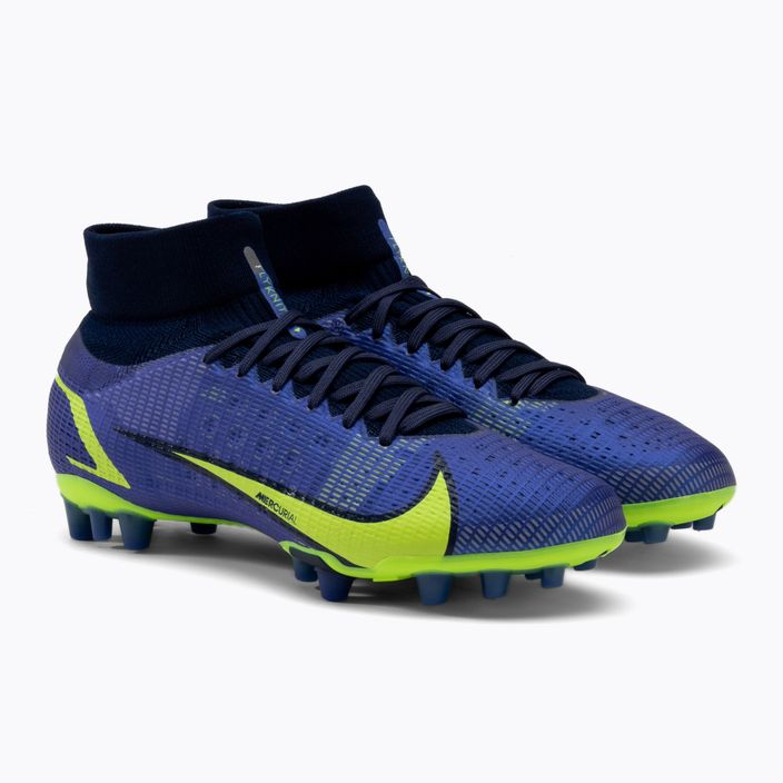 Ανδρικές μπότες ποδοσφαίρου Nike Superfly 8 Pro AG μπλε CV1130-574 5