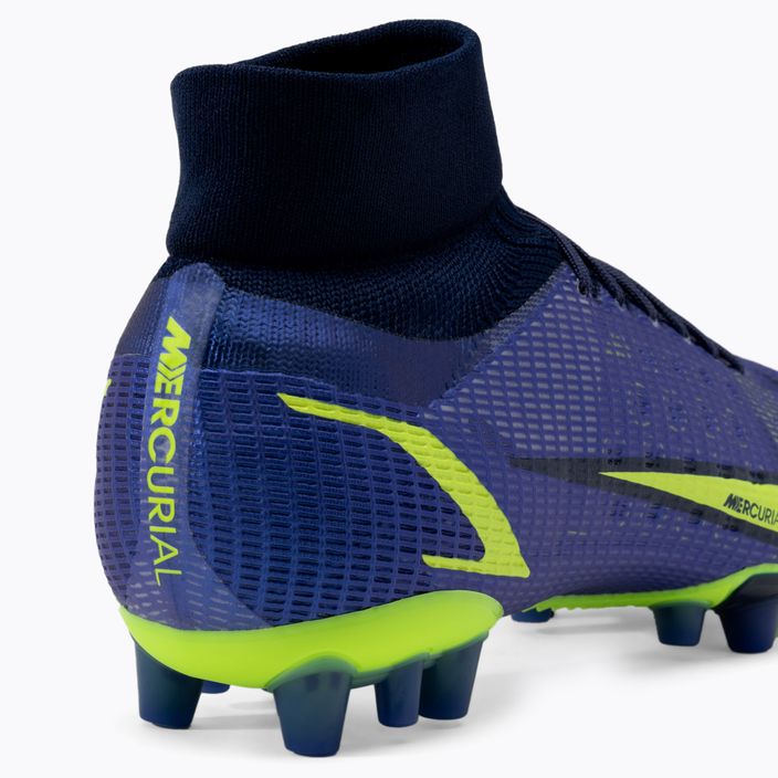 Ανδρικές μπότες ποδοσφαίρου Nike Superfly 8 Pro AG μπλε CV1130-574 9