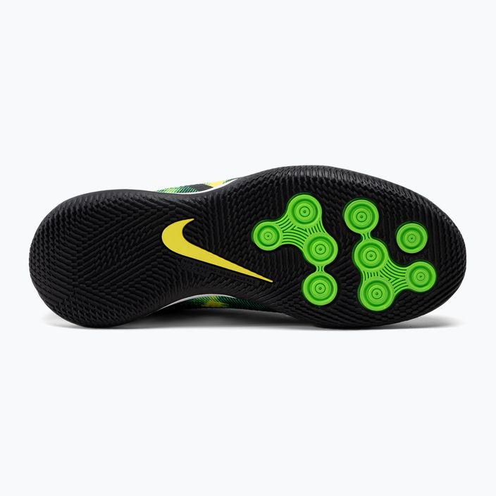 Nike Phantom GT2 Academy DF SW IC Jr παιδικά ποδοσφαιρικά παπούτσια πράσινα DM0740-003 4