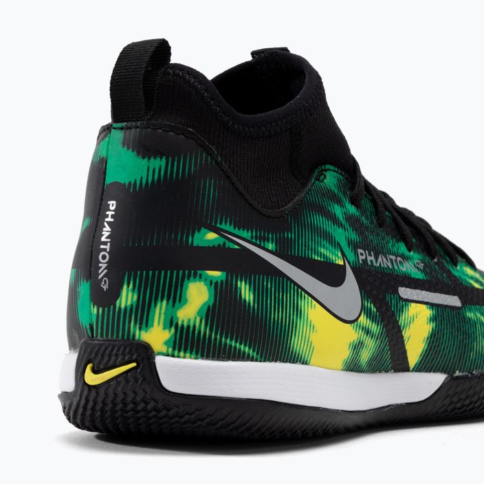 Nike Phantom GT2 Academy DF SW IC Jr παιδικά ποδοσφαιρικά παπούτσια πράσινα DM0740-003 8