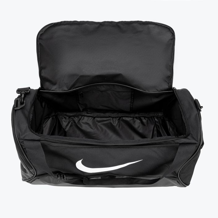 Nike Brasilia τσάντα προπόνησης 9.5 60 l μαύρο/μαύρο/λευκό 9