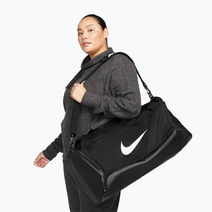 Nike Brasilia τσάντα προπόνησης 9.5 60 l μαύρο/μαύρο/λευκό 2