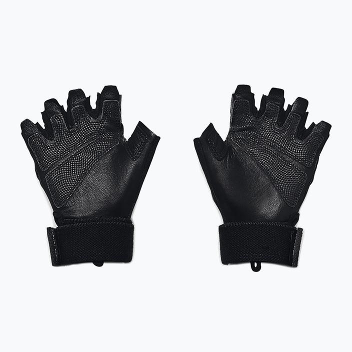 Γυναικεία γάντια προπόνησης Under Armour M'S Weightlifting μαύρο/μαύρο/ασημί 2