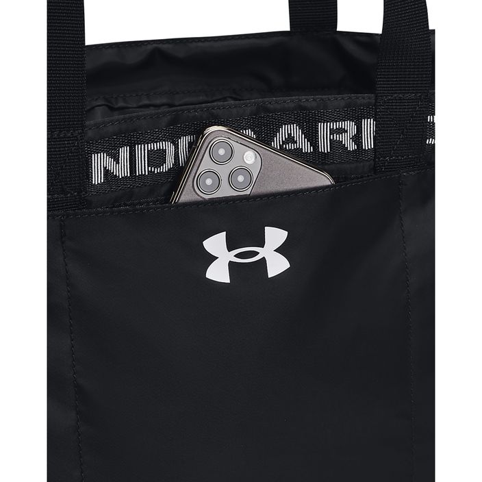 Under Armour Favorite 20 l μαύρη/μαύρη/λευκή γυναικεία τσάντα 4