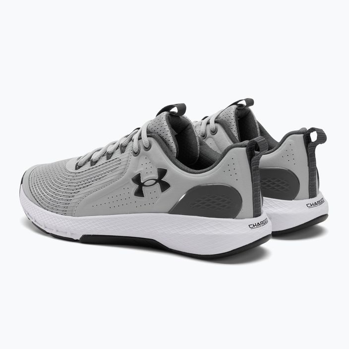 Under Armour Charged Commit Tr 3 mod gray/pitch gray/black ανδρικά παπούτσια προπόνησης 3