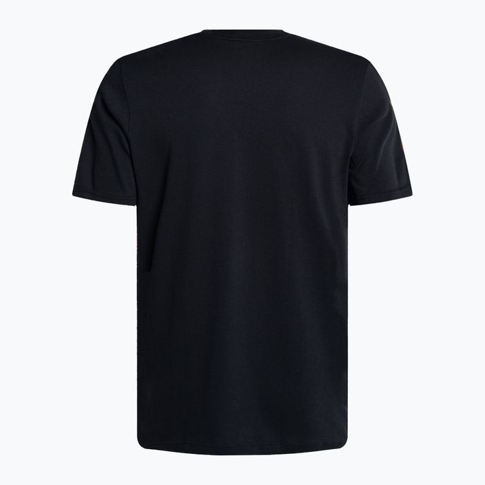 Ανδρικό t-shirt Under Armour Logo Emb Heavyweight μαύρο/λευκό 5