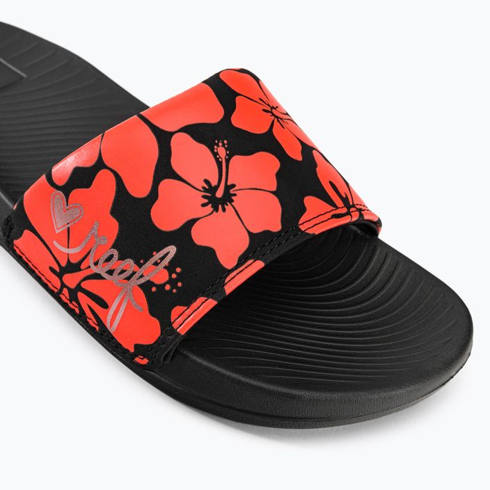Γυναικείες σαγιονάρες REEF One Slide κόκκινο/μαύρο CJ0176 7