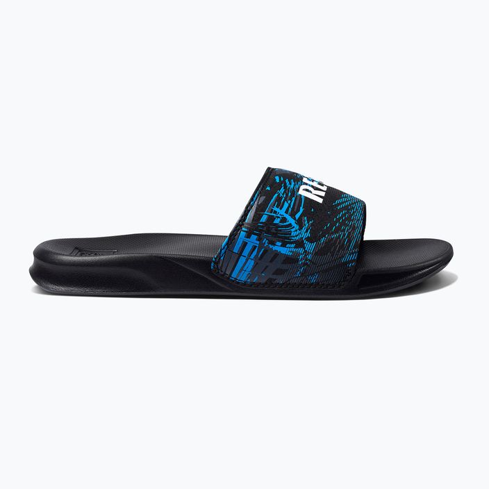 REEF One Slide ανδρικά σανδάλια μαύρο και μπλε CJ0612 10