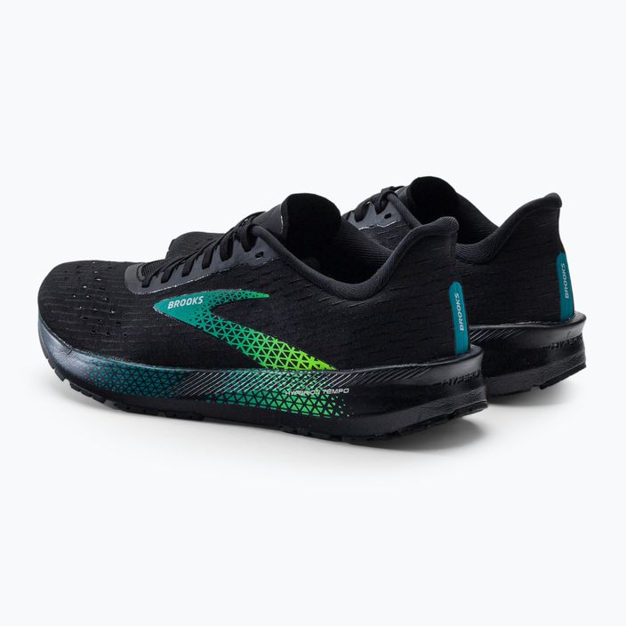 Brooks Hyperion Tempo ανδρικά παπούτσια για τρέξιμο μαύρο-πράσινο 1103391 3