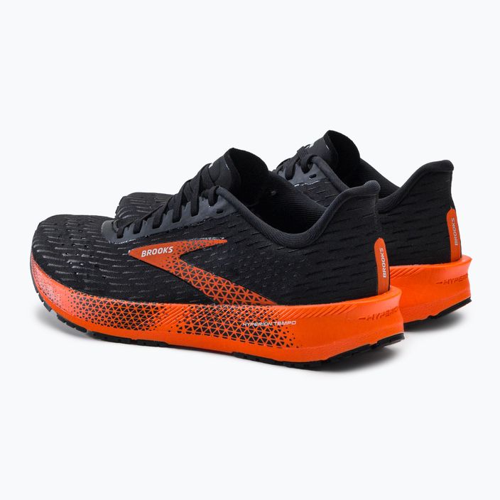 Brooks Hyperion Tempo ανδρικά παπούτσια για τρέξιμο μαύρο/κόκκινο 1103391 3