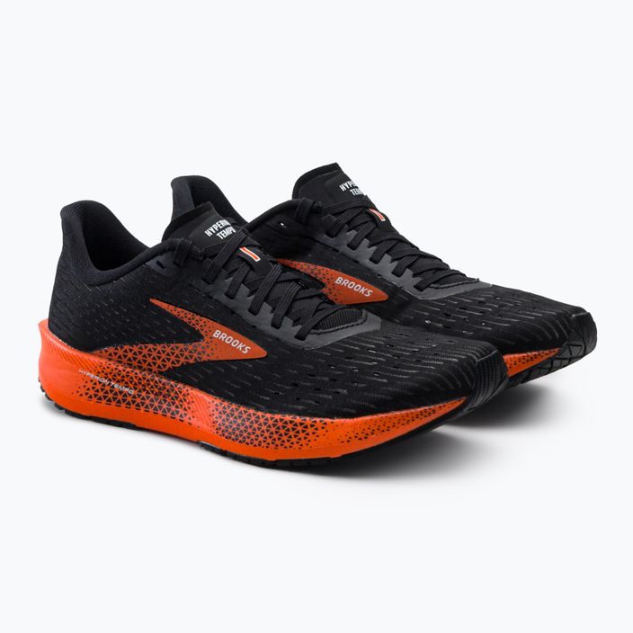 Brooks Hyperion Tempo ανδρικά παπούτσια για τρέξιμο μαύρο/κόκκινο 1103391 5