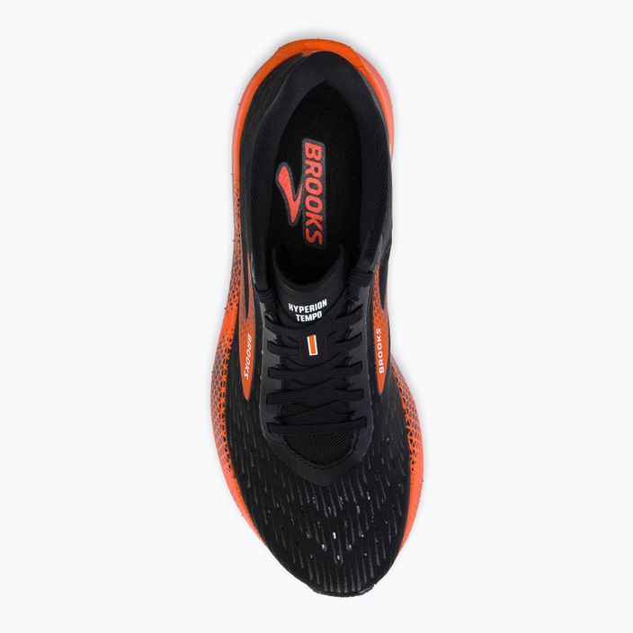 Brooks Hyperion Tempo ανδρικά παπούτσια για τρέξιμο μαύρο/κόκκινο 1103391 6
