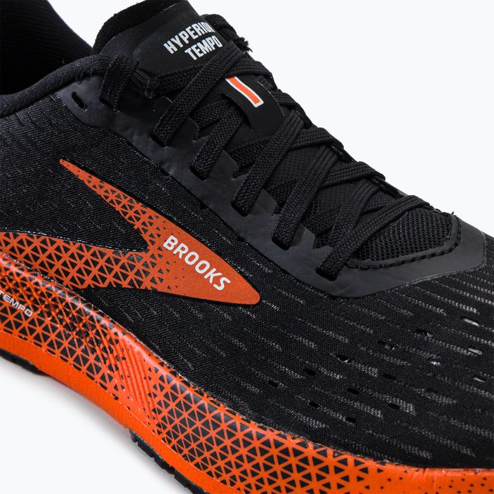 Brooks Hyperion Tempo ανδρικά παπούτσια για τρέξιμο μαύρο/κόκκινο 1103391 8