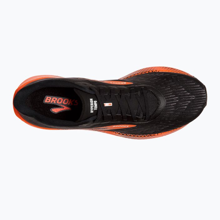 Brooks Hyperion Tempo ανδρικά παπούτσια για τρέξιμο μαύρο/κόκκινο 1103391 14