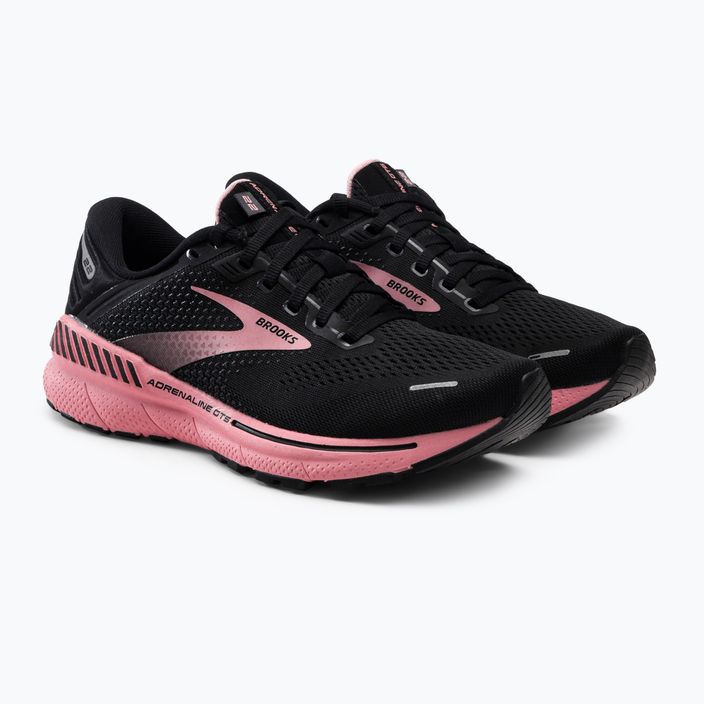 Γυναικεία παπούτσια τρεξίματος Brooks Adrenaline GTS 22 μαύρο/ροζ 1203531B054 5