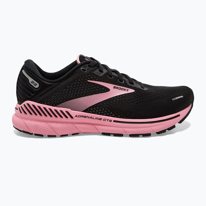 Γυναικεία παπούτσια τρεξίματος Brooks Adrenaline GTS 22 μαύρο/ροζ 1203531B054 10