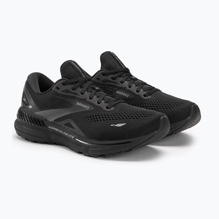 Ανδρικά αθλητικά παπούτσια τρεξίματος Brooks Adrenaline GTS 23 μαύρο/μαύρο/εβένινο 4