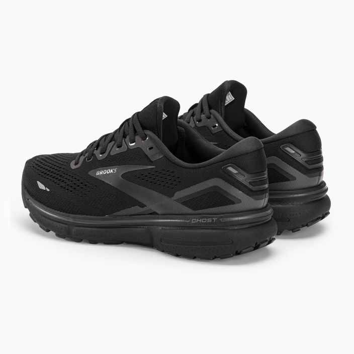 Brooks Ghost 15 ανδρικά αθλητικά παπούτσια για τρέξιμο μαύρο/μπλε/εβένινο 3