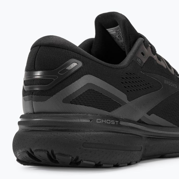 Brooks Ghost 15 ανδρικά αθλητικά παπούτσια για τρέξιμο μαύρο/μπλε/εβένινο 9