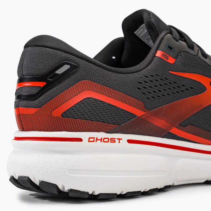 Brooks Ghost 15 ανδρικά παπούτσια για τρέξιμο γκρι 1103931D024 9