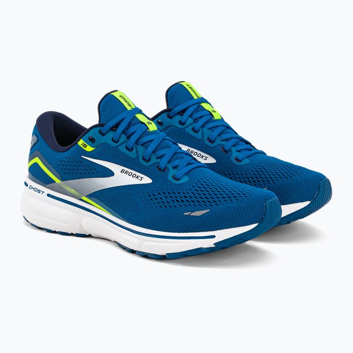Brooks Ghost 15 ανδρικά παπούτσια για τρέξιμο μπλε 1103931D482 4