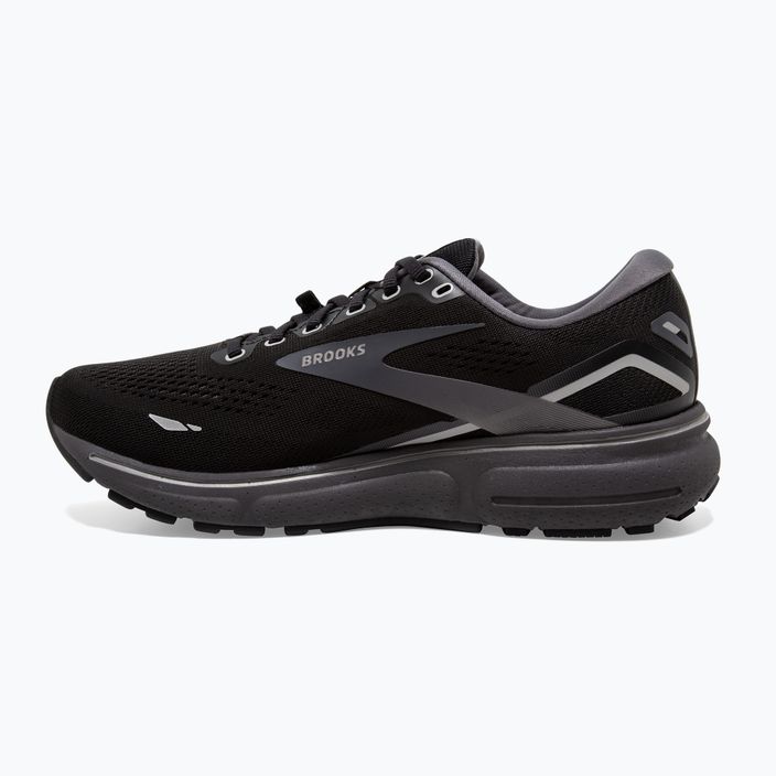 Brooks Ghost 15 GTX ανδρικά αθλητικά παπούτσια για τρέξιμο μαύρο/μαύρο μαργαριτάρι/αλουμινίου 13