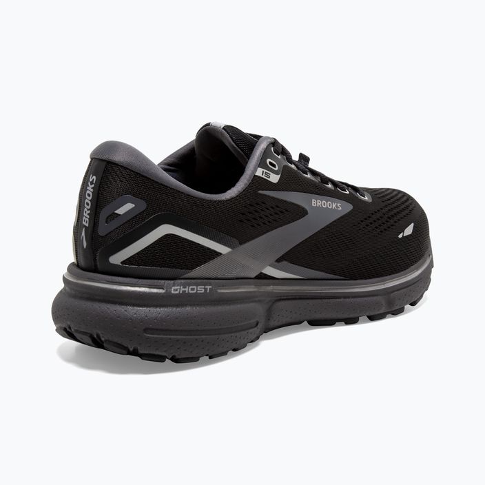 Brooks Ghost 15 GTX ανδρικά αθλητικά παπούτσια για τρέξιμο μαύρο/μαύρο μαργαριτάρι/αλουμινίου 17