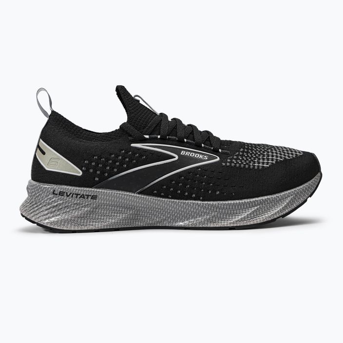 Brooks Levitate StealthFit 6 ανδρικά παπούτσια για τρέξιμο μαύρο 1103971D046 2
