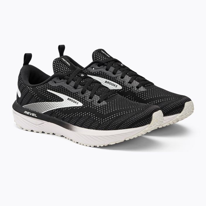 Brooks Revel 6 ανδρικά παπούτσια για τρέξιμο μαύρο 1103981D012 4