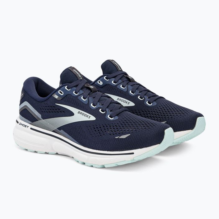 Brooks Ghost 15 γυναικεία παπούτσια για τρέξιμο μπλε 1203801B450 4