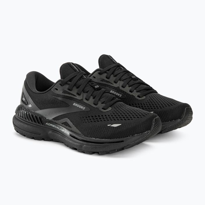 Γυναικεία παπούτσια τρεξίματος Brooks Adrenaline GTS 23 μαύρο/μαύρο/εβένινο 4