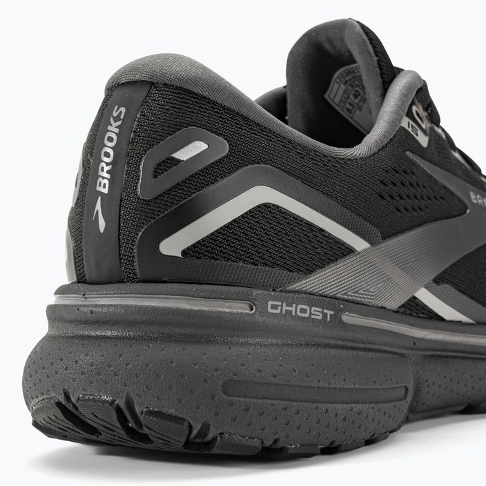 Brooks Ghost 15 GTX γυναικεία παπούτσια τρεξίματος μαύρο/μαύρο μαργαριτάρι/αλουμινίου 9