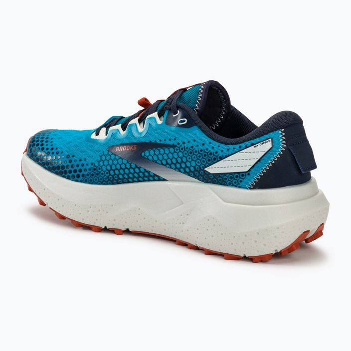 Brooks Caldera 6 ανδρικά αθλητικά παπούτσια για τρέξιμο μπλε/ναυτικό/κοκκορόμηλο 3