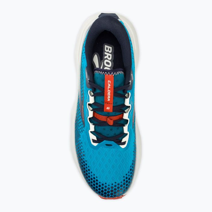 Brooks Caldera 6 ανδρικά αθλητικά παπούτσια για τρέξιμο μπλε/ναυτικό/κοκκορόμηλο 5