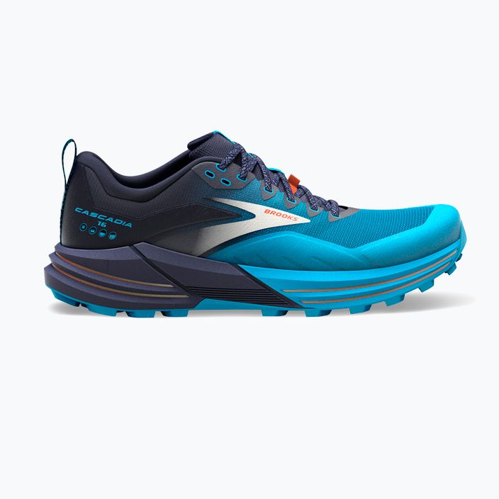 Brooks Cascadia 16 ανδρικά παπούτσια για τρέξιμο peacoat/atomic blue/rooibos 8