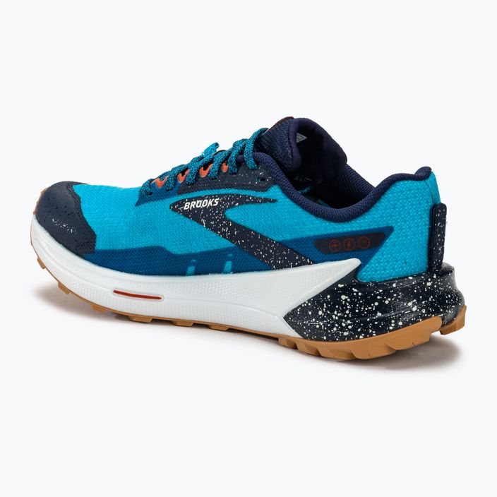 Brooks Catamount 2 ανδρικά παπούτσια για τρέξιμο peacoat/atomic blue/roobios 3