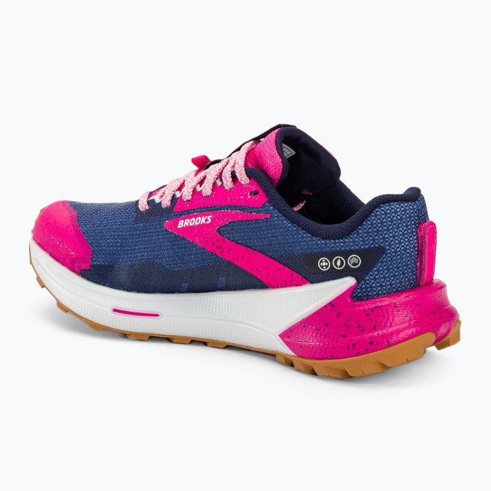 Brooks Catamount 2 γυναικεία παπούτσια για τρέξιμο παγωτό/ροζ/μπισκότο 3