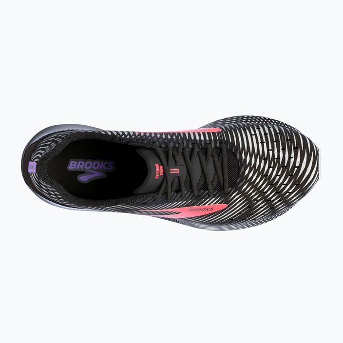 Brooks Hyperion Tempo γυναικεία παπούτσια για τρέξιμο μαύρο και λευκό 1203281B026 13