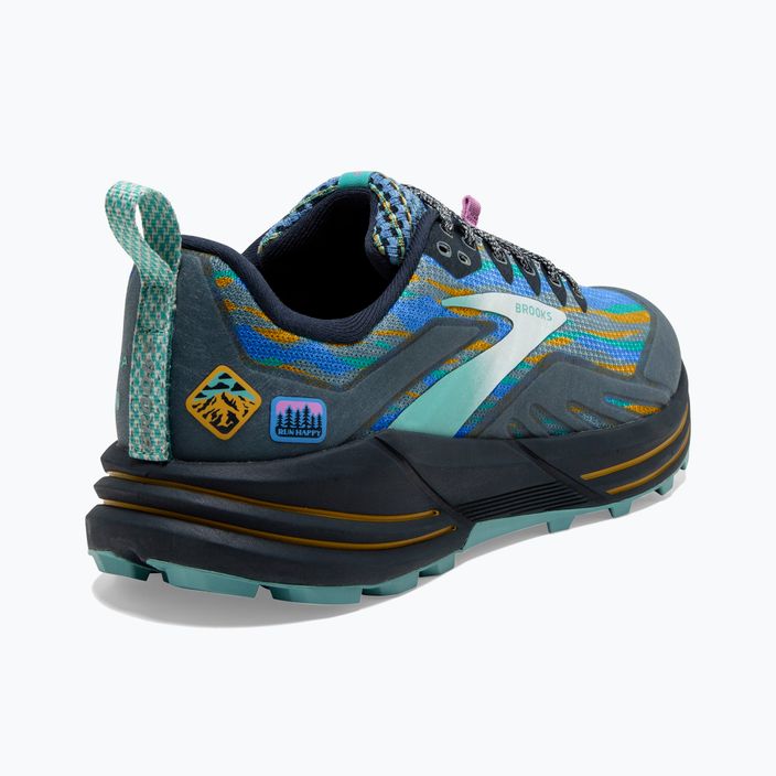 Brooks Cascadia 16 eclipse/marina/chalk ανδρικά παπούτσια για τρέξιμο 10