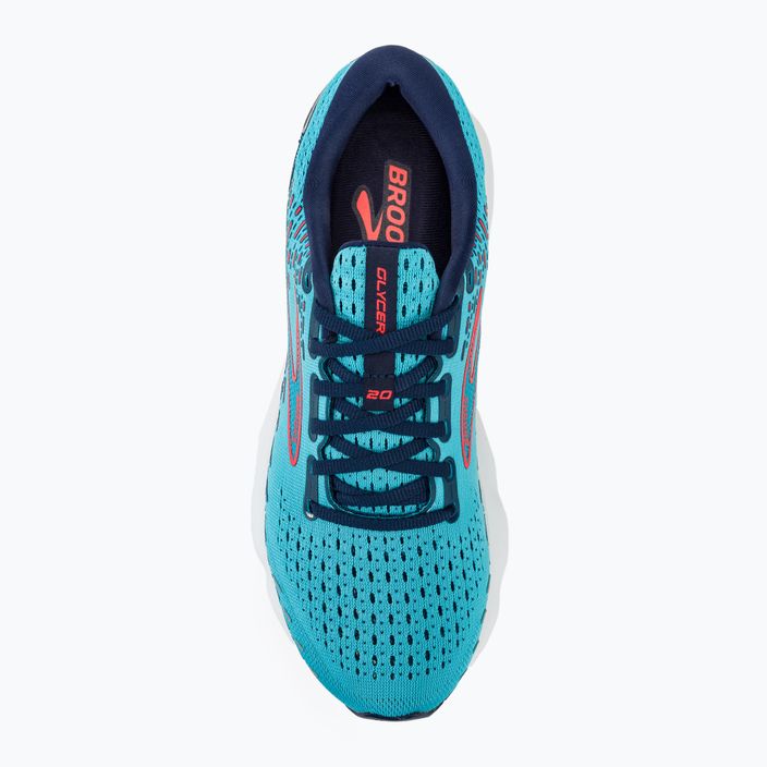 Ανδρικά παπούτσια τρεξίματος Brooks Glycerin 20 μπλε/μαύρο/κίτρινο 5