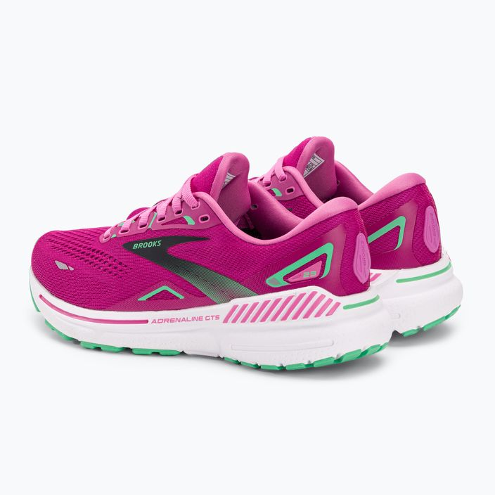 Γυναικεία παπούτσια τρεξίματος Brooks Adrenaline GTS 23 pink/festival fuchsia/black 3