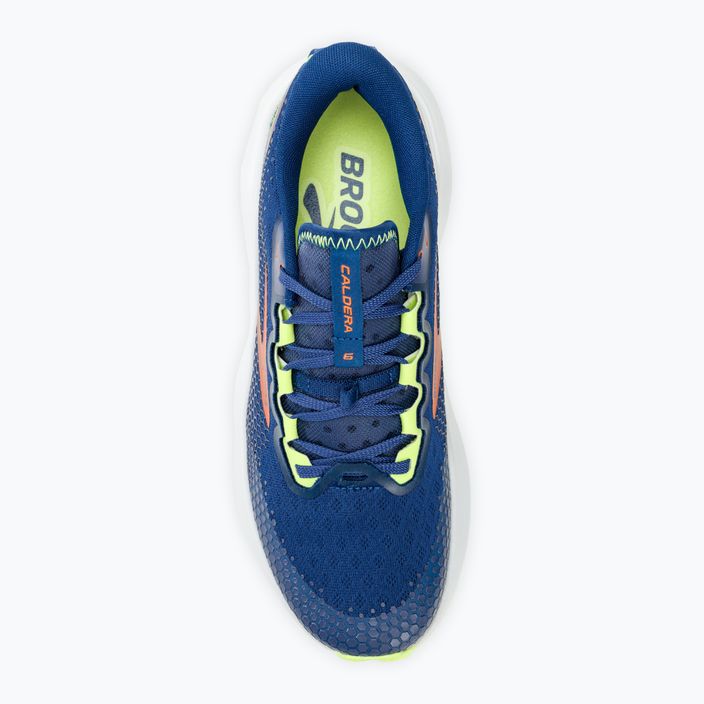 Brooks Caldera 6 ανδρικά παπούτσια για τρέξιμο navy/firecracker/sharp green 5