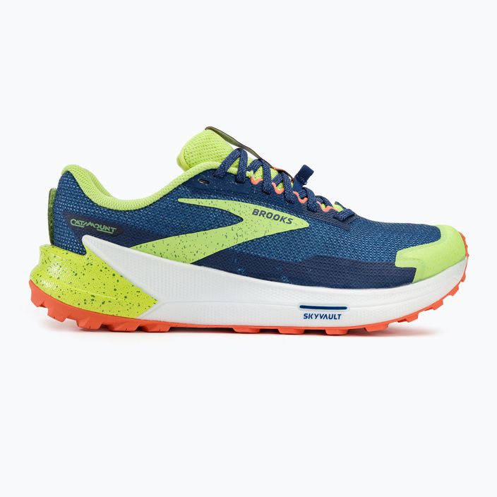 Brooks Catamount 2 ανδρικά παπούτσια για τρέξιμο navy/firecracker/sharp green 2
