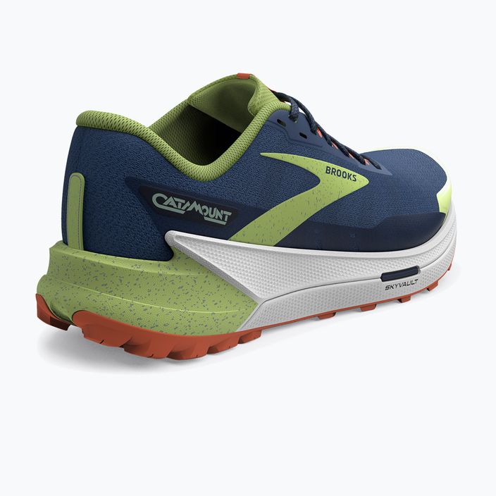 Brooks Catamount 2 ανδρικά παπούτσια για τρέξιμο navy/firecracker/sharp green 11