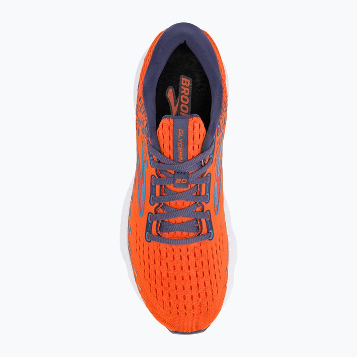 Ανδρικά αθλητικά παπούτσια τρεξίματος Brooks Glycerin 20 πορτοκαλί/καφέ μπλε/μπλε 7