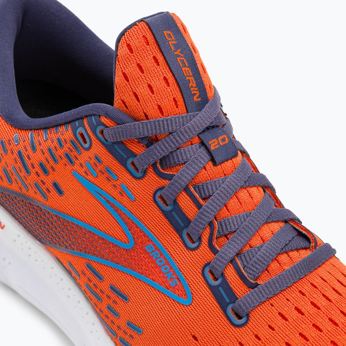 Ανδρικά αθλητικά παπούτσια τρεξίματος Brooks Glycerin 20 πορτοκαλί/καφέ μπλε/μπλε 9