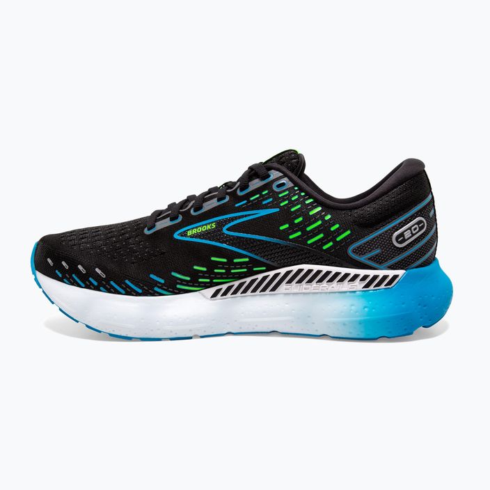 Brooks Glycerin GTS 20 ανδρικά παπούτσια για τρέξιμο μαύρο/ωκεανός Χαβάης/πράσινο 13